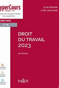 Droit du travail 2023 16ed (2022)