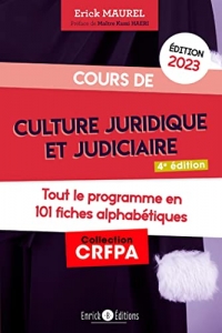 Cours de culture juridique et judiciaire (2022)