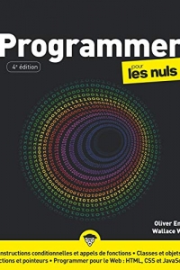 Programmer pour les Nuls, grand format, 4 éd. (2022)
